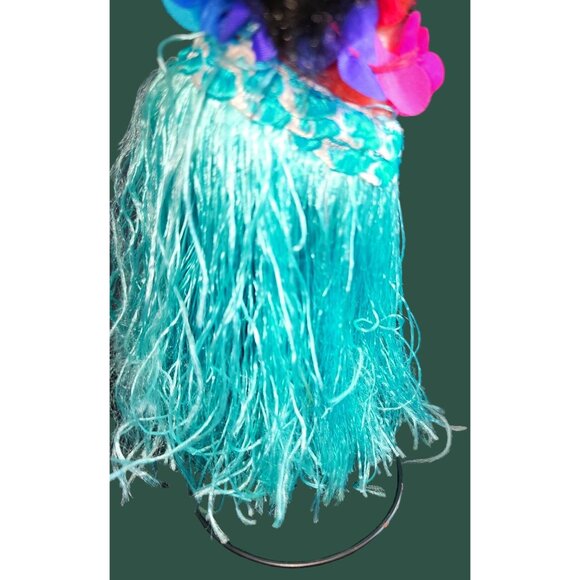 Vintage Hawaiian Tiki Dancers Dolls - Handcrafted Intricate Details Music Box & - Picture 13 of 16